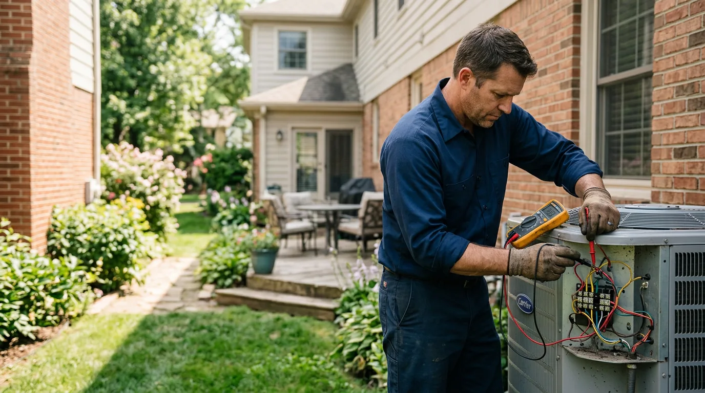 HVAC technician working near Procious, WV
